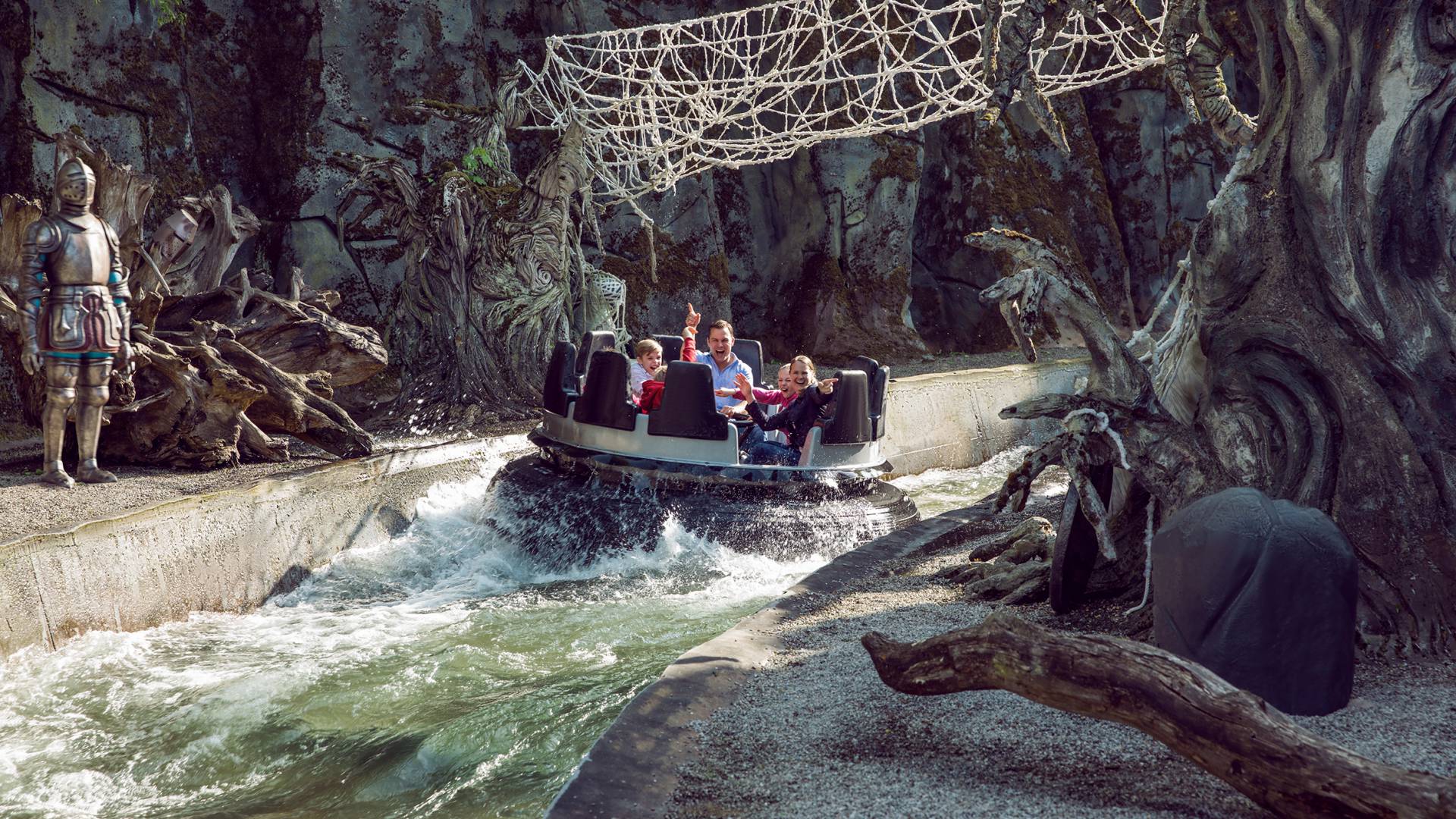 Movie Park Bottrop Freizeitpark Rafting Excalibur